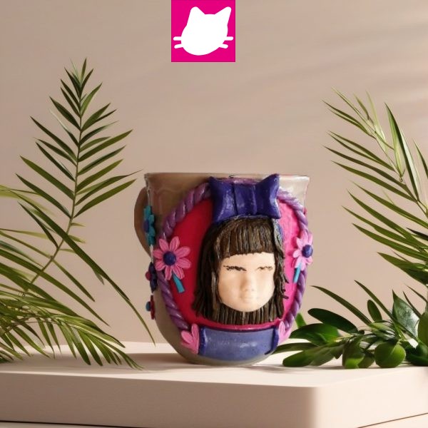 Kişiselleştirilebilir Erkek & Kadın Özel Tasarim Polimer Kil Kupa Bardak Big Boy
