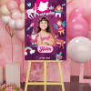 Unicorn Kanatlı At Konsept Doğum Günü Panosu / Karşılama Panosu  50x70 - DGNPN1024
