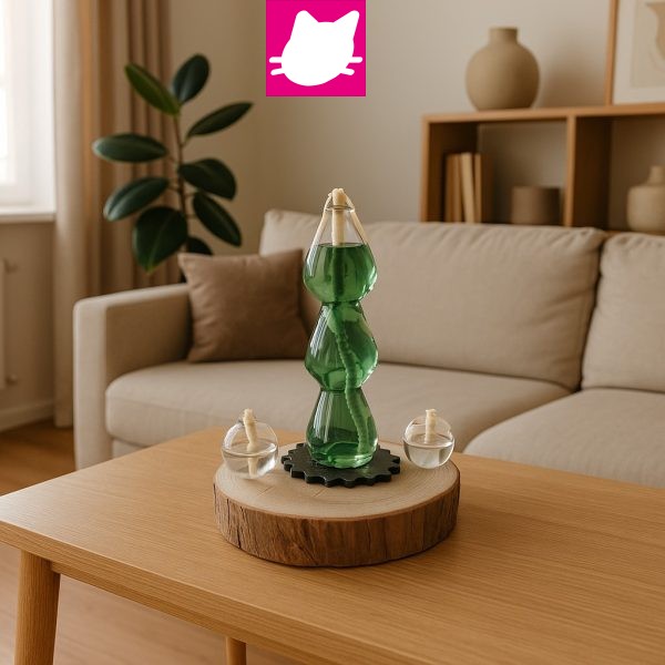 3 lü set / İkili Küre Şeklinde Kandil ve Üçlü Bombe Damla Şeklinde Kandil (Kahve Sunumu İçin Muhteşem Seçim)