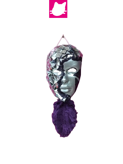 Alternative view of Özel Tasarlanmış Sıkıştırılmış Kağıt Duvar Aksesuarı Maske