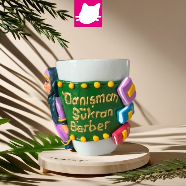 Alternative view of Meslek Kupası - Danışman Polimer Kil Kupa Bardak